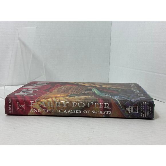 Harry Potter and the Chamber of Secrets book 2 First American Edition 1999 HCDJ - Picture 3 of 11